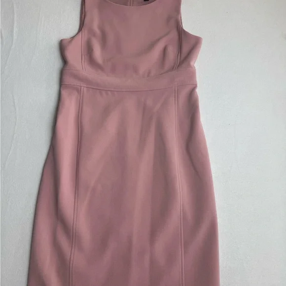 Ann Taylor Sleeveless Sheath Dress Blush Pink Size 8 - Picture 2 of 7